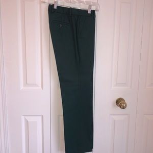 J.Crew Hunter Green wool suit pants